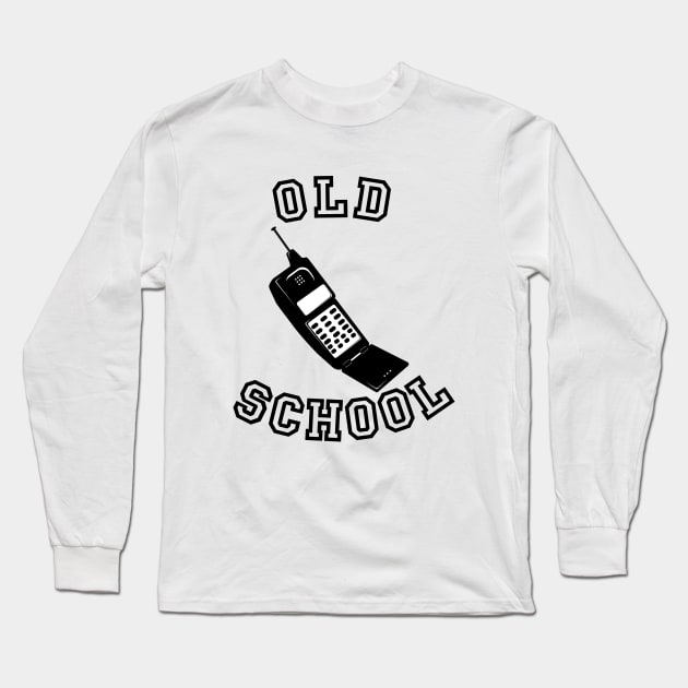 Old School Cell Phone Long Sleeve T-Shirt by KevinWillms1